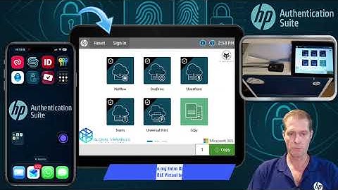 Universal Print Anywhere Interactive Secure Badge Release Queue - Hero-Loop 45s Lightning Video