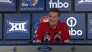 Bill Self talks after Duke loss