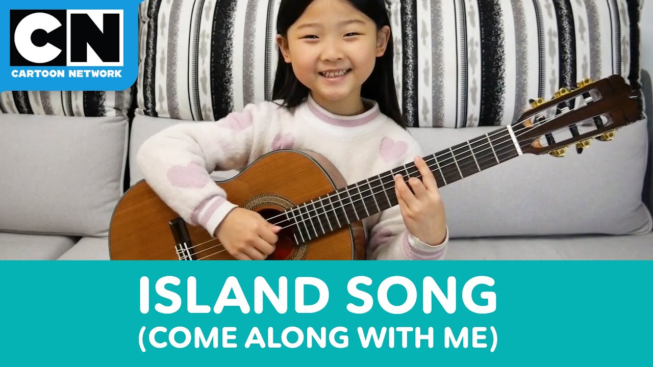 6 Year Old Plays Adventure Time Island Song Cartoon Network Youtube