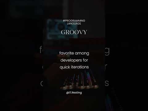 Groovy. Programming language
