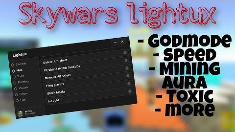 Best Roblox Skywars GUI - Lightux FREE (PASTEBIN) 2022