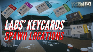 LABS KEYCARD SPAWNS and how to use them pt. 1 | Escape from Tarkov 2019