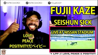 Fujii Kaze  Seishun Sick LIVE AT NISSAN STADIUM // 海外の反応 / 外国人の反応 日本語字幕付き/LovePeacePositivityだベイビー