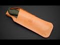 Bahco Laplander Custom Leather Sheath (and Silky GOMBOY)