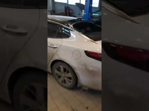 Установка заднего стекла Kia Optima 4