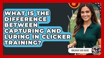 What Is The Difference Between Capturing And Luring In Clicker Training? - Obedient Dog Guide