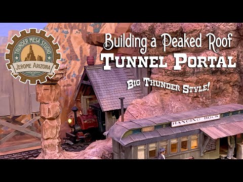 Building a Peaked Roof Tunnel Portal