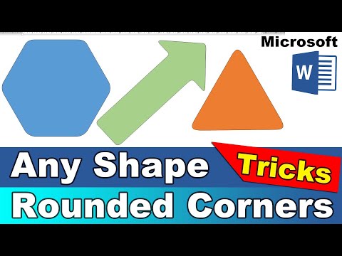 How to Create Rounded Corners for Any Shape in Microsoft Word