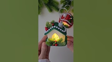 Christmas Craft Idea 🎄 Christmas House DIY 🏠🎅 #christmas #craft #shorts