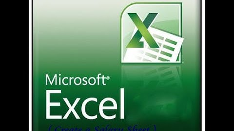 How To Create A Salary Sheet in Microsoft Excel (in Bangla)