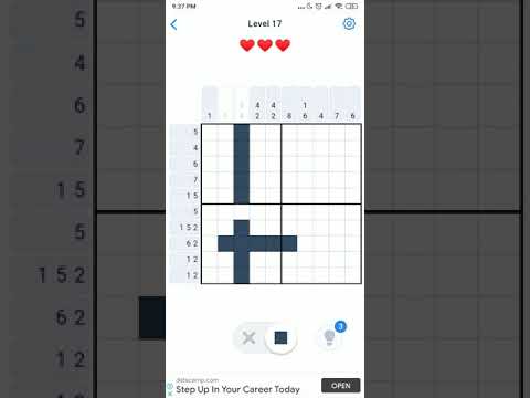 Nonogram Puzzle Level 17 | Gameplay Walkthrough | Easy Solution