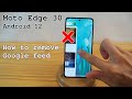 Moto Edge 30 • How to remove Google feed from home screen