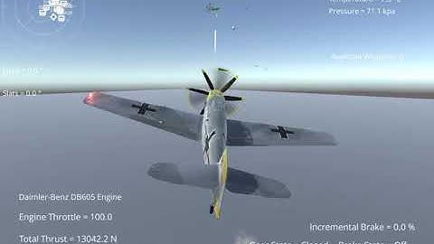 Silantro Unity3d Flight Simulator: New Combat System Teaser