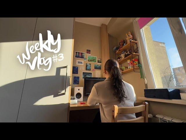 ASMR weekly vlog 🤧💉 wetertynarz, Nosferatu, pracowity weekend, neapoletańska pizza