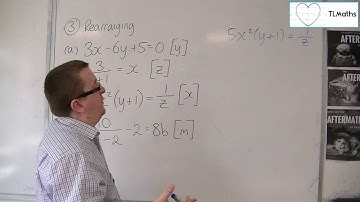 GCSE to A-Level Maths 3 Rearranging