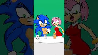 Funny Animation Sonic - Hamburger #shorts #funny  #animation