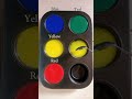 Color Alchemy: Transforming Primaries into Stunning Art #oldysatisfying #asmr #colormixing #shorts