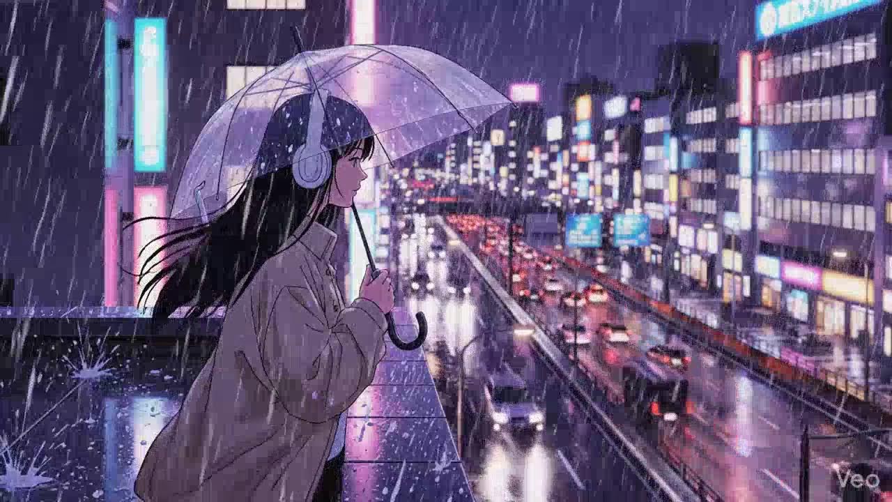 Neon Lights & Rain 🌧️ Japanese Lofi Chillhop