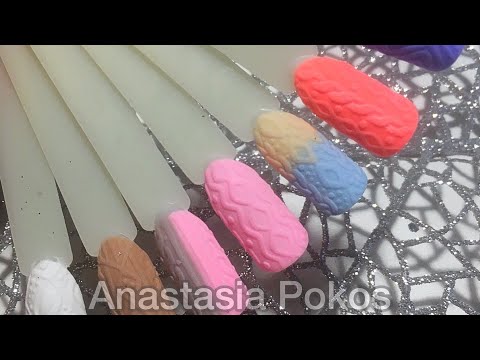 Вязаный Маникюр. Зимний