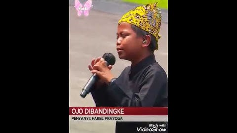 Farel Prayoga Ojo Dibandingke