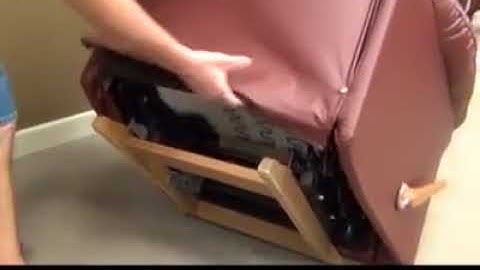 How to Remove a Back on a Best Home Furnishings Recliner