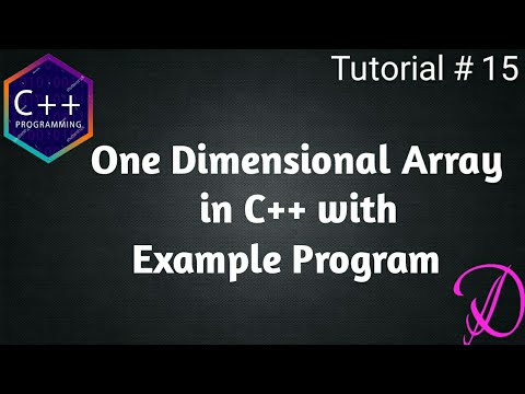 Video: How To Solve One-dimensional Arrays