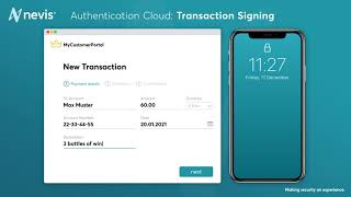 Nevis Authentication Cloud - Transaction Signing
