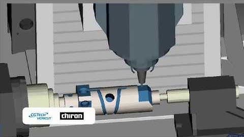 Chiron MH Machine CNC simulation with VERICUT
