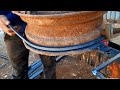 طريقة كيفية صنع شباك (النوافذ) الحديدية / تعلم على كيفية صناعة نوافيد حديد 6 @فن اللحام welding