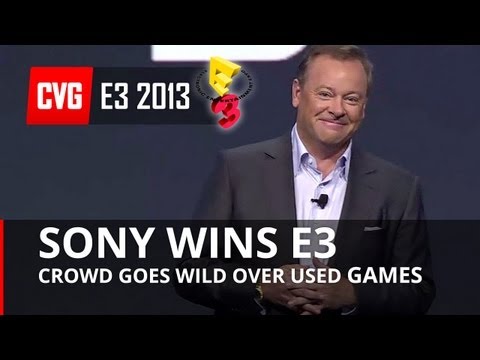 Sony reveals used game policy, crowd goes WILD! E3 2013