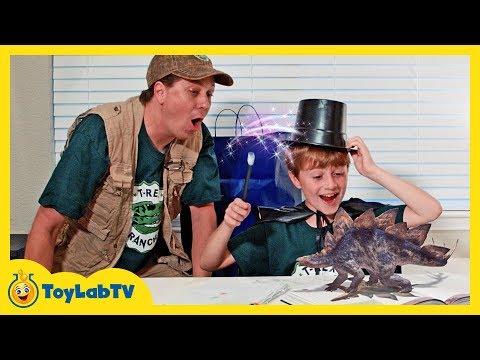 Dinosaurs Are Alive! Giant Life Size Dinosaur Raptor & Triceratops Surprise Adventure for Kids