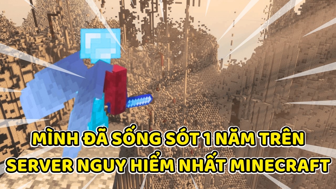 Tôi đã Sống Sót 1 năm trên server Minecraft Nguy Hiểm Nhất