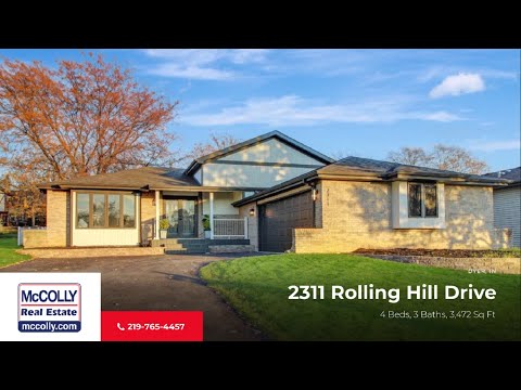 2311 Rolling Hill Drive, Dyer, IN home video tour
