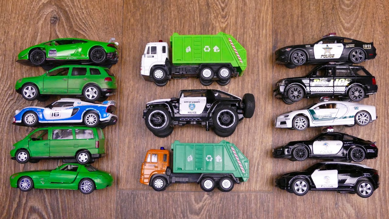 Koleski Realistic diecast model cars Police SUV collection