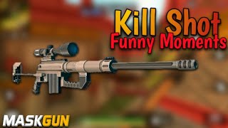 Kill Shot Tier1 - Funny Moments Momentos Engraçados - Maskgun Fps
