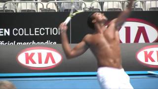 Famous Jo-Wilfried Tsonga Practice Session Wealth