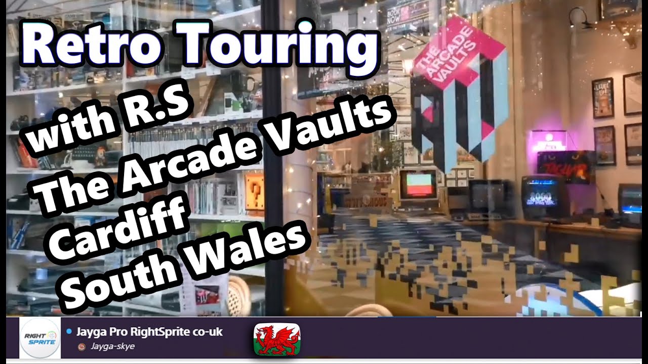 Retro Touring. The Arcade Vaults Cardiff South Wales UK