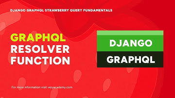 Writing a Resolver Function | Django GraphQL Strawberry Query Fundamentals