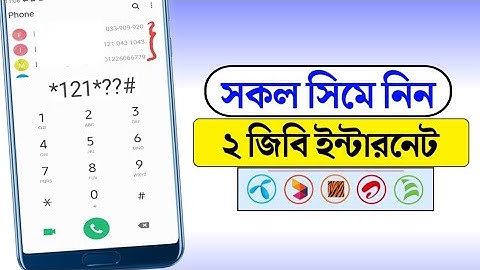 সকল সিম ফ্রি ইন্টারনেট অফার ২০২৫। All SIM Free Internet offer 2025। New free internet offer