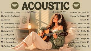 Healing Acoustic Playlist 2026 🌿 Trending Soft Pop Songs 💞 Relax & Feel Better screenshot 5