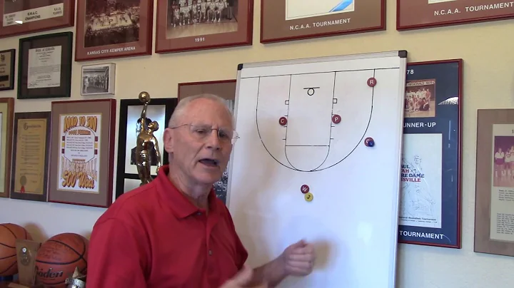 Modified Triangle Offense (5of5): Options vs. Pressure Man Defense - Youth Basketball Doug Schakel