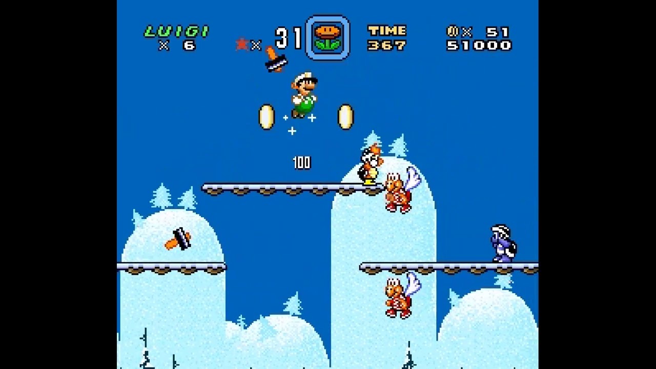 Aventureiro Mario 8 - Luigi ao Resgate (2018) | Прохождение | SMW Romhack