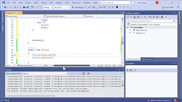 How do you exit a console program in C#?