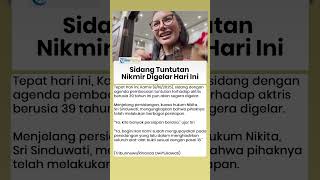 Sidang Tuntutan Nikita Mirzani Resmi Digelar Hari Ini, Kuasa Hukum: Kami Hanya Bisa Berdoa