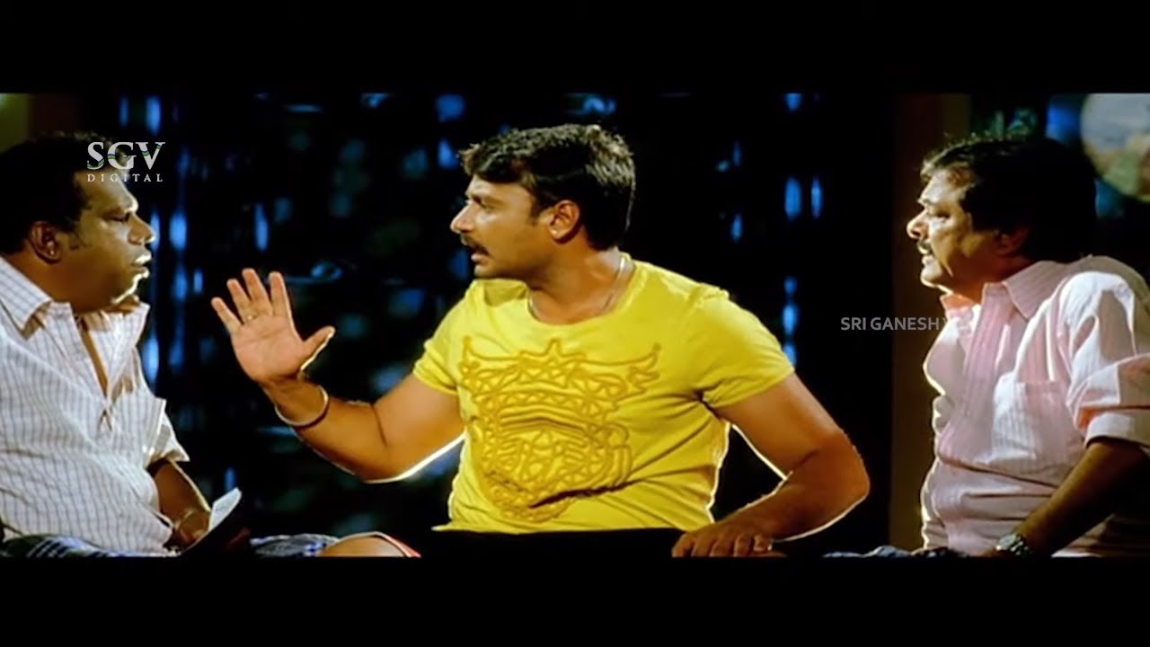 Darshan Make Realize Uncles About Life | Brundhavana Best Scene | Jai Jagadish | Mohan Juneja