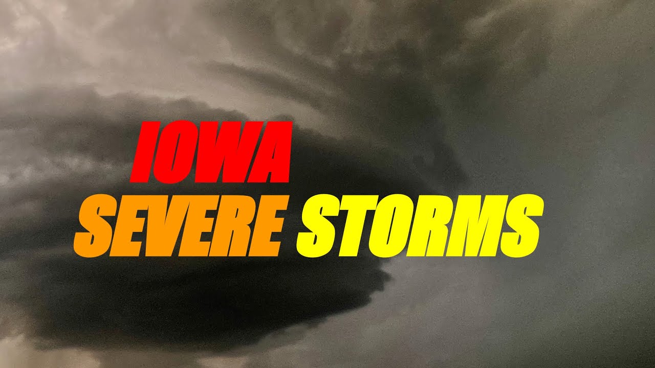 Iowa Hail and Tornado Warned Supercell - YouTube