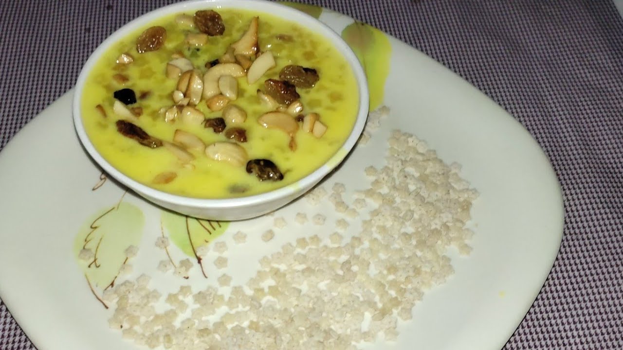 Star payasam Recipe in Telugu easy and tasty 😋 YouTube