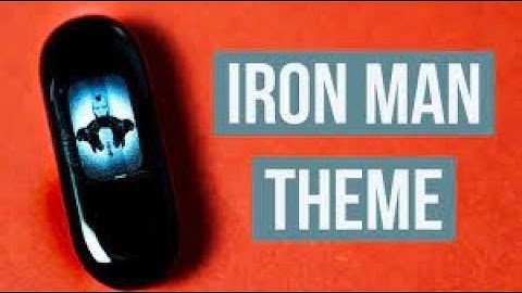 How to install custom theme in mi band 3. Iron man theme