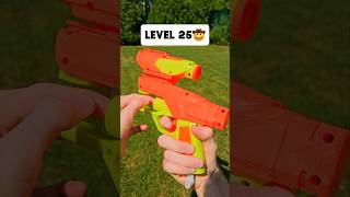 NERF LEVEL1 TO 100😱 #shorts