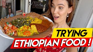 Trying Ethiopian Food! I Exploring LA's Little Ethiopia I LA Vlog